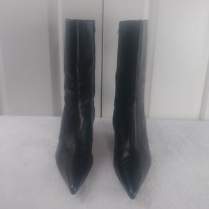 Steve Madden Leather Pointed Short Boots
